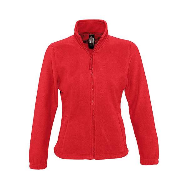 Толстовка женская "North Women", красный_S, 100% полиэстер