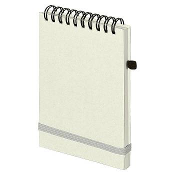 Блокнот на спирали MEMO PAD, размер 95х145 мм, бежевый, блок в клетку Блокнот на спирали MEMO PAD, размер 95х145 мм, бежевый, блок в клетку