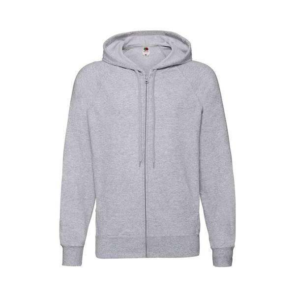 Толстовка без начеса "Lightweight Hooded Sweat",  белый, S, 80% х/б 20% полиэстер
