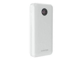 Портативный аккумулятор Canyon PB-2002 (CNE-CPB2002W), белый Портативный аккумулятор Canyon PB-2002 (CNE-CPB2002W), белый