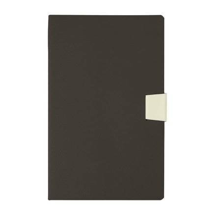 Ежедневник недатированный Candy, А5, темно-серый, белый блок, без обреза