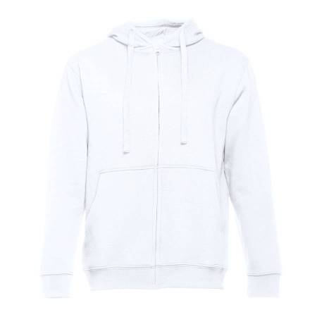 Толстовка мужская с капюшоном AMSTERDAM, белый, S, 50% хлопок, 50% полиэстер