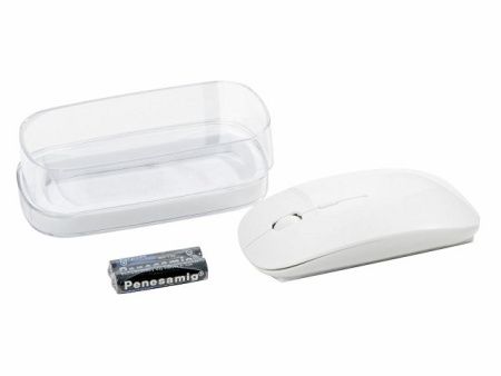 Мышь оптическая беспроводная «Desmo» в кейсе, белый