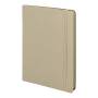 Ежедневник недатированный Shady, А5,  бежевый, кремовый блок