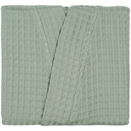 Халат вафельный женский Boho Kimono, зеленая мята, размер M (44-46)