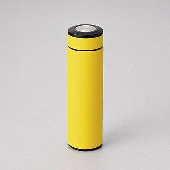 Вакуумный термос "Vacuum Flask C1", soft touch, 420мл, желтый