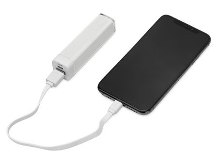 Портативное зарядное устройство "Ангра", 2200 mAh, белый