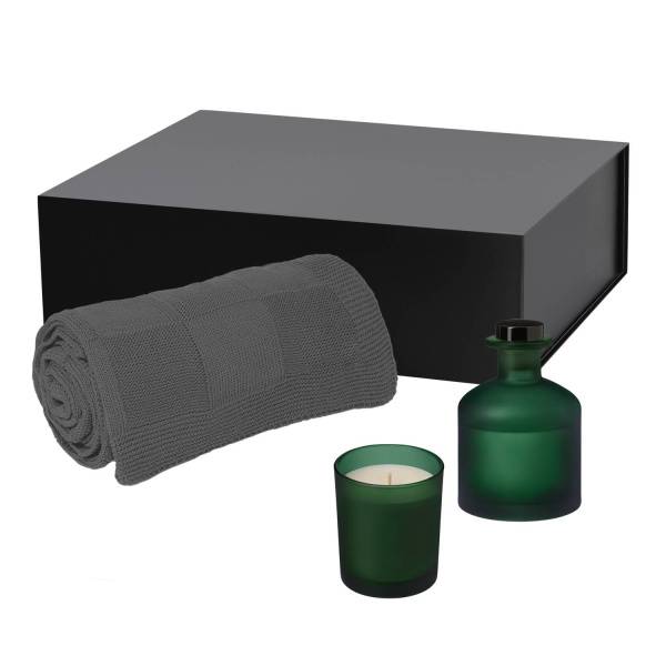 Подарочный набор Enigma, Fado, синий (свеча, диффузор