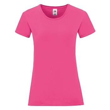 Футболка "Ladies Iconic", ярко-розовый, S, 100% хлопок, 150г/м2 Футболка "Ladies Iconic", ярко-розовый, S, 100% хлопок, 150г/м2