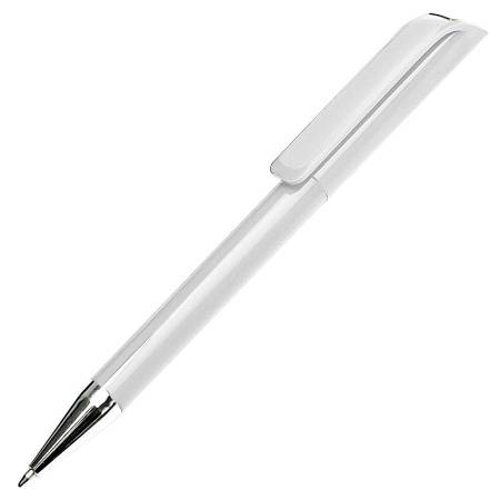 Ручка шариковая N23, белый, пластик