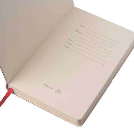 Бизнес-блокнот Tabby Franky, гибкая обложка, в клетку, красный