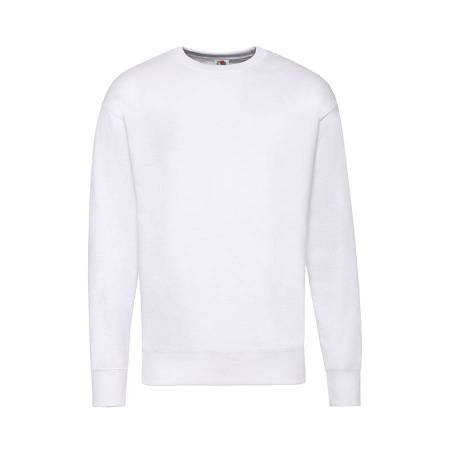 Толстовка мужская без начеса "Lightweight Set-in Sweat", белый, S, 80% х/б 20% полиэстер