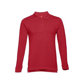 Рубашка-поло мужская BERN, д/р, бордовый, 3XL, 100% хлопок, плотность 210 г/м2 Рубашка-поло мужская BERN, д/р, бордовый, 3XL, 100% хлопок, плотность 210 г/м2