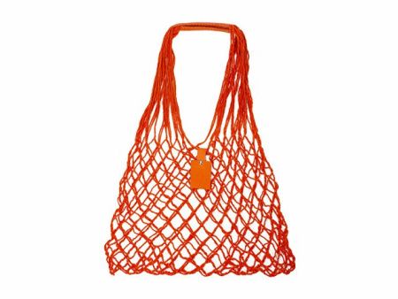 Авоська «Dream» из натурального хлопка с кожаными ручками, 15 л