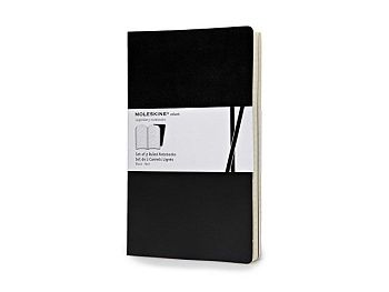 Записная книжка Moleskine Volant (в линейку, 2 шт.), Large (13х21см), черный Записная книжка Moleskine Volant (в линейку, 2 шт.), Large (13х21см), черный