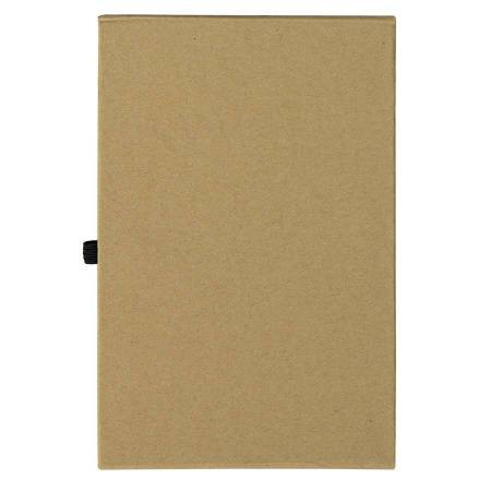 Блокнот BAMBOO, размер 10 х15,  с подставкой для телефона и набором стикеров 