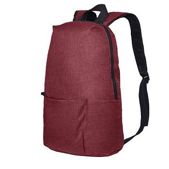 Рюкзак BASIC, бордовый меланж, 27x40x14 см, oxford 300D Рюкзак BASIC, бордовый меланж, 27x40x14 см, oxford 300D