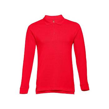 Рубашка-поло мужская BERN, д/р, красный, 3XL, 100% хлопок, плотность 210 г/м2 Рубашка-поло мужская BERN, д/р, красный, 3XL, 100% хлопок, плотность 210 г/м2