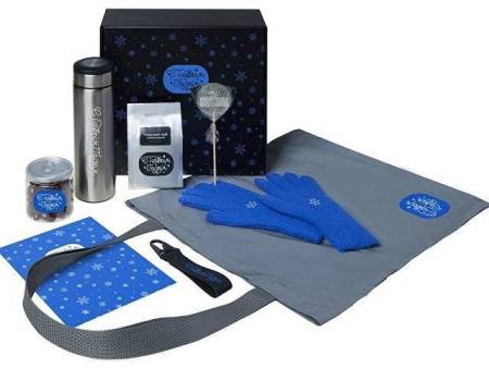 Подарочный набор «Re:Breathe» с перчатками, термосом и чаем