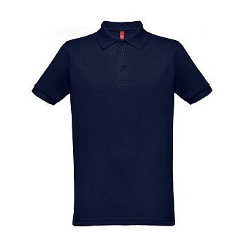 Рубашка-поло мужская BERLIN, к/р, тёмно-синий, 3XL, 65% полиэстер, 35% хлопок, плотность 200 г/м2 Рубашка-поло мужская BERLIN, к/р, тёмно-синий, 3XL, 65% полиэстер, 35% хлопок, плотность 200 г/м2