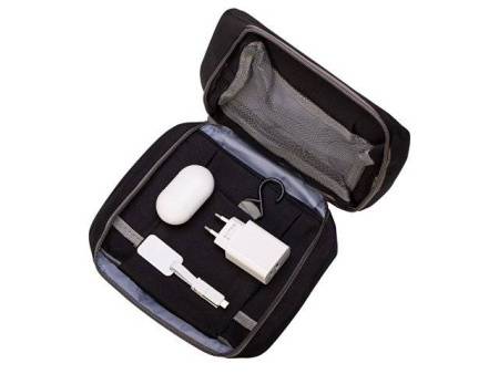 Набор для путешествий с наушниками, адаптером и универсальным кабелем «Take me», черный, белый