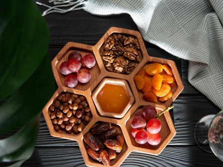 Менажница соты с одной соусницей "Соты"