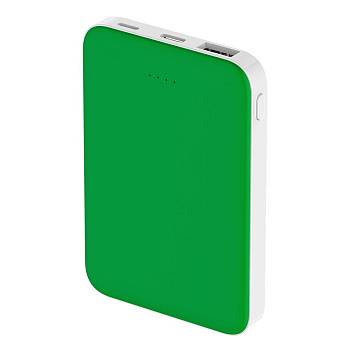 Внешний аккумулятор Fluffy, 5000 Mah, зеленый Внешний аккумулятор Fluffy, 5000 Mah, зеленый
