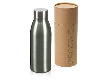 Вакуумная термобутылка "Brottle", темно-серый