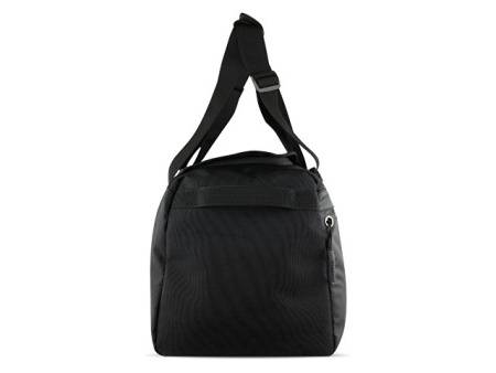 Сумка спортивная BUGATTI Blanc Delight, чёрная, нейлон RPET600D/тарпаулин/полиэстер, 47х23х28 см