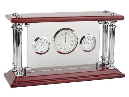 Погодная станция «Бейтаун», коричневый/серебристый Погодная станция «Бейтаун», коричневый/серебристый