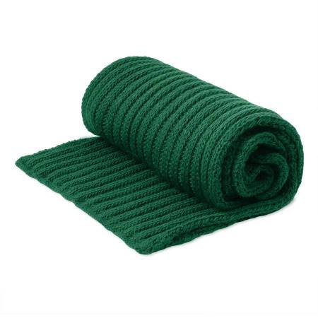 Шарф вязаный НАСВЯЗИ©, бежевый меланж, 30% шерсть