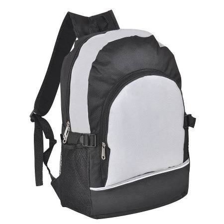 Рюкзак. зелёный с чёрным, 30х42х13, Полиэстер 600D+1680D