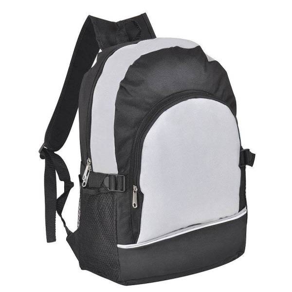 Рюкзак. зелёный с чёрным, 30х42х13, Полиэстер 600D+1680D