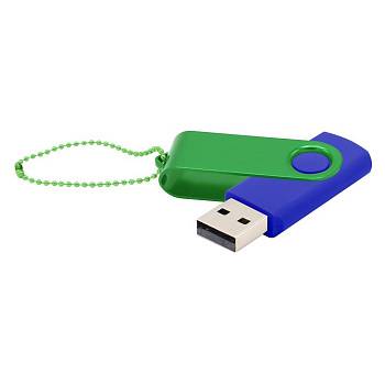 Флешка Designer To Go 2.0 USB 16Gb, синий/зеленый Флешка Designer To Go 2.0 USB 16Gb, синий/зеленый