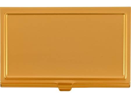 Визитница "Lexx", золотистый матовый