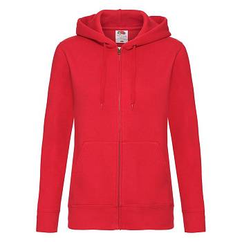 Толстовка "Lady-Fit Hooded Sweat Jacket", красный_XS, 75% х/б, 25% п/э, 280 г/м2 Толстовка "Lady-Fit Hooded Sweat Jacket", красный_XS, 75% х/б, 25% п/э, 280 г/м2