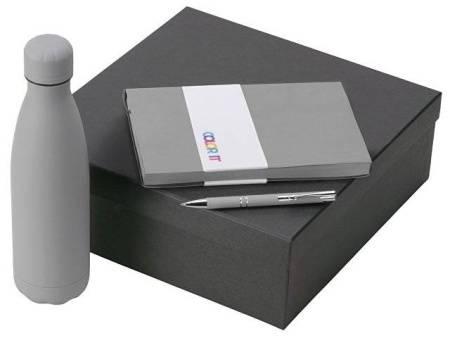 Подарочный набор "Color it" с блокнотом, металлической ручкой и термобутылкой