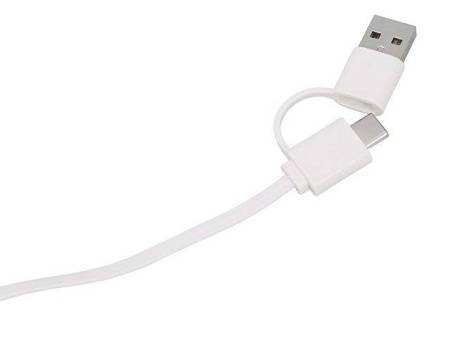 Универсальный кабель с подставкой 4-в-1 «Unicable», белый