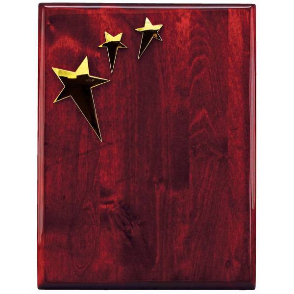 Плакетка, 22,8х30,5х2,9 см, дерево, металл