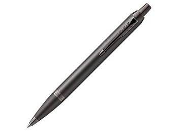 Шариковая ручка Parker IM Monochrome Black, стержень:M, цвет чернил: blue, в подарочной упаковке.