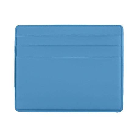 Чехол/картхолдер для 6 карт с отделением для денег, голубой