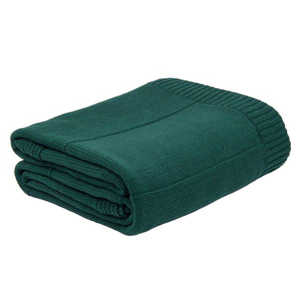 Плед ELSKER MIDI, бежево-серый, шерсть 30%, акрил 70%