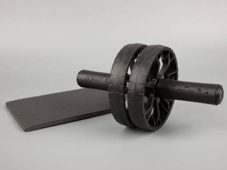 Ролик для пресса с ковриком Presswork, черный