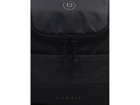 Несессер дорожный BUGATTI Universum, графитовый, полиэстер меланж/тарпаулин, 23,5х12х22,5 см, 7 л