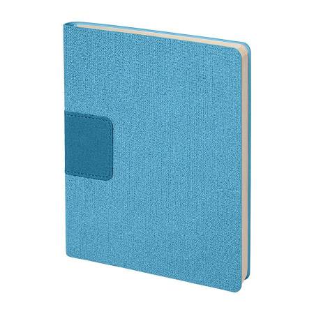 Бизнес-блокнот "Tweedi", 150х180 мм, красный, кремовая бумага, гибкая обложка