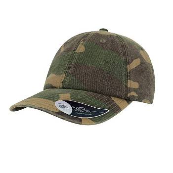 Бейсболка "DAD HAT", 6 клиньев, металлическая застежка, камуфляж, 100% хлопок, 280 г/м2 Бейсболка "DAD HAT", 6 клиньев, металлическая застежка, камуфляж, 100% хлопок, 280 г/м2