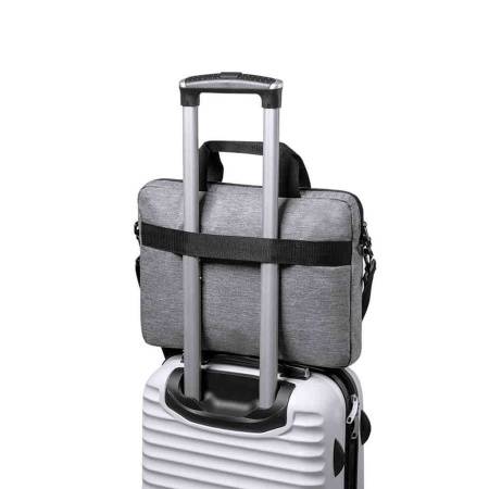 Конференц-сумка PIROK, серый, 38 х 28 x 5 см,  100% переработанный полиэстер 600D