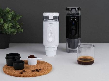 Портативная кофемашина Rombica Barista 2 Black с логотипом Rombica Портативная кофемашина Rombica Barista 2 Black с логотипом Rombica