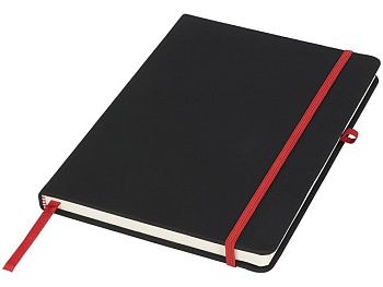 Блокнот Noir среднего размера, черный/красный Блокнот Noir среднего размера, черный/красный