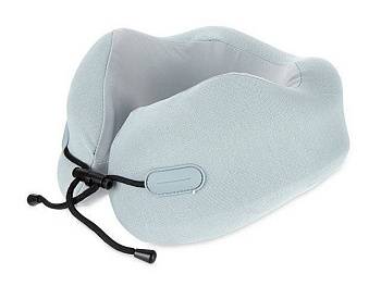Подушка для путешествий с эффектом памяти Memo "Pillow PRO" M/L English Blue